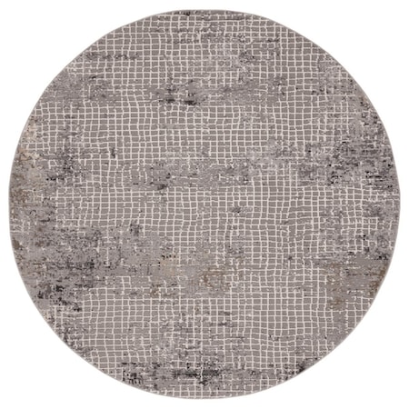 United Weavers Of America Austin Devine Grey Round Rug, 7 ft. 10 in. 4540 20672 88R